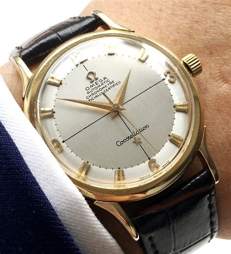 omega constellation price vintage|omega constellation chronometer watch value.